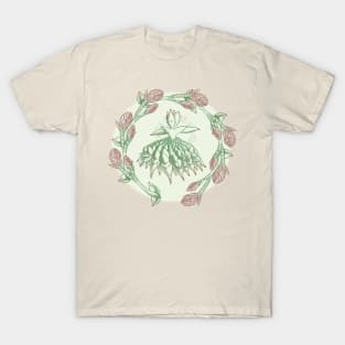 Succulent Sprite - spiral aloe T-Shirt